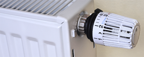 radiator met thermostaatknop radiator met thermostaatknop